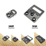 fichets porte noir cintre tableau pratique bricolage bois 32x37mm 13x22mm fixations travaux plat lisses