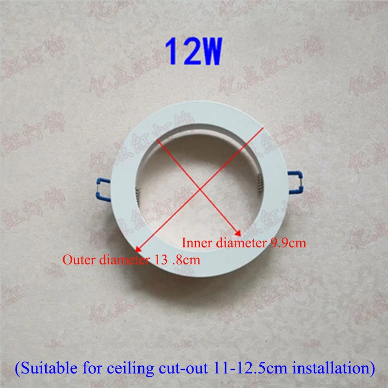 anneau réduction spot led blanc moderne cadre extérieur éclairage intérieur moderne