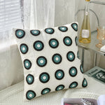 taies d'oreiller coton polyester ethnique floral brodées couleurs vives motifs géométriques coussins deco 45x45cm