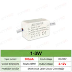 pilote led driver alimentation 120v 240v 3w 18w 300ma 600ma isolation industrielle ccc sécurité
