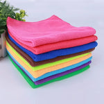 torchons microfibre couleurs mixtes rayures horizontales absorbants réutilisables nettoyage moderne utilitaire 30x30cm