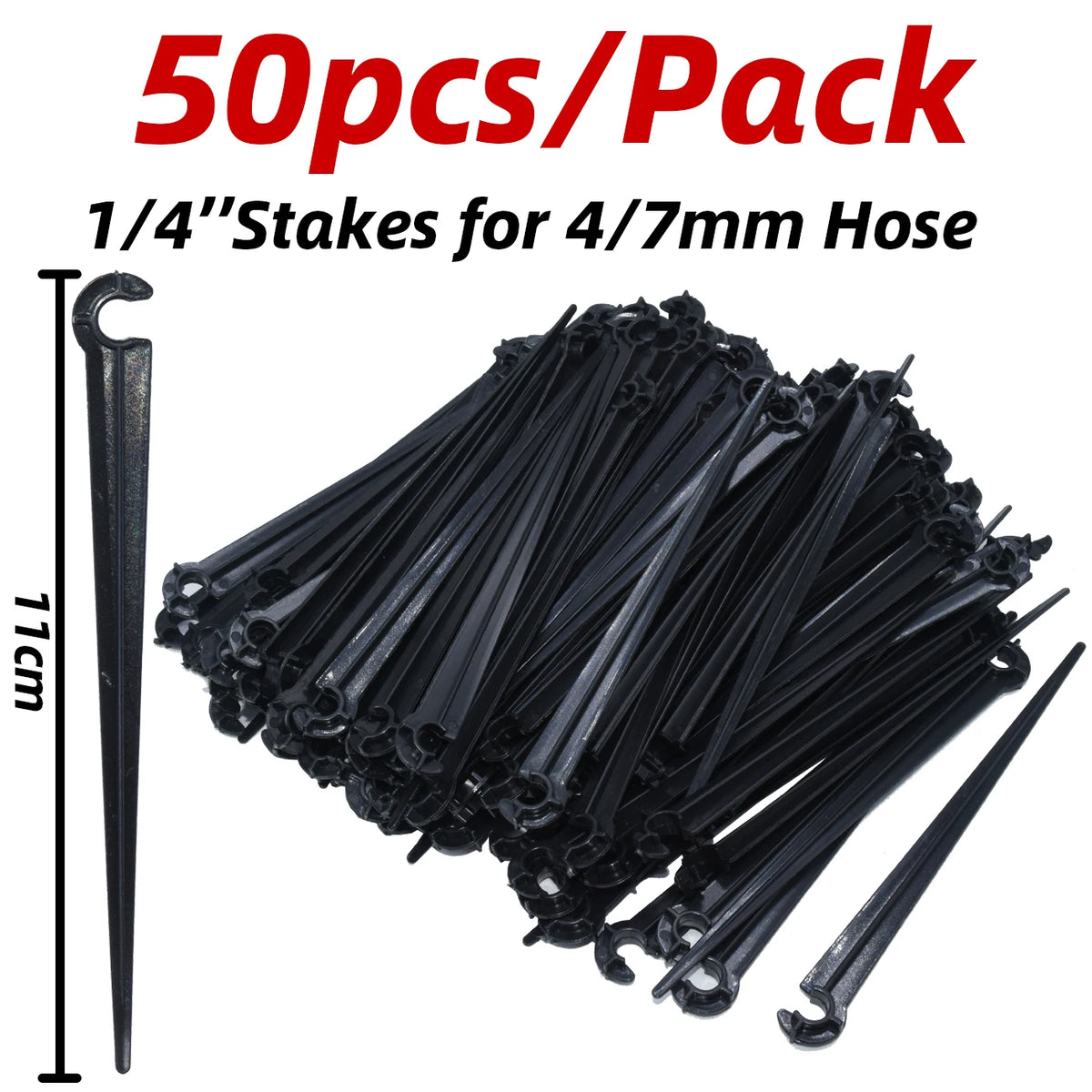connecteurs irrigation tuyaux 4mm 6.2mm noir rondelles rouges pratique robuste jardinerie fleur