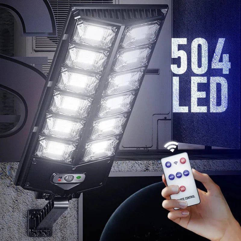 lampe solaire led moderne noire étanche capteur mouvement télécommande assemblage facileextérieur