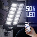 lampe solaire led moderne noire étanche capteur mouvement télécommande assemblage facileextérieur