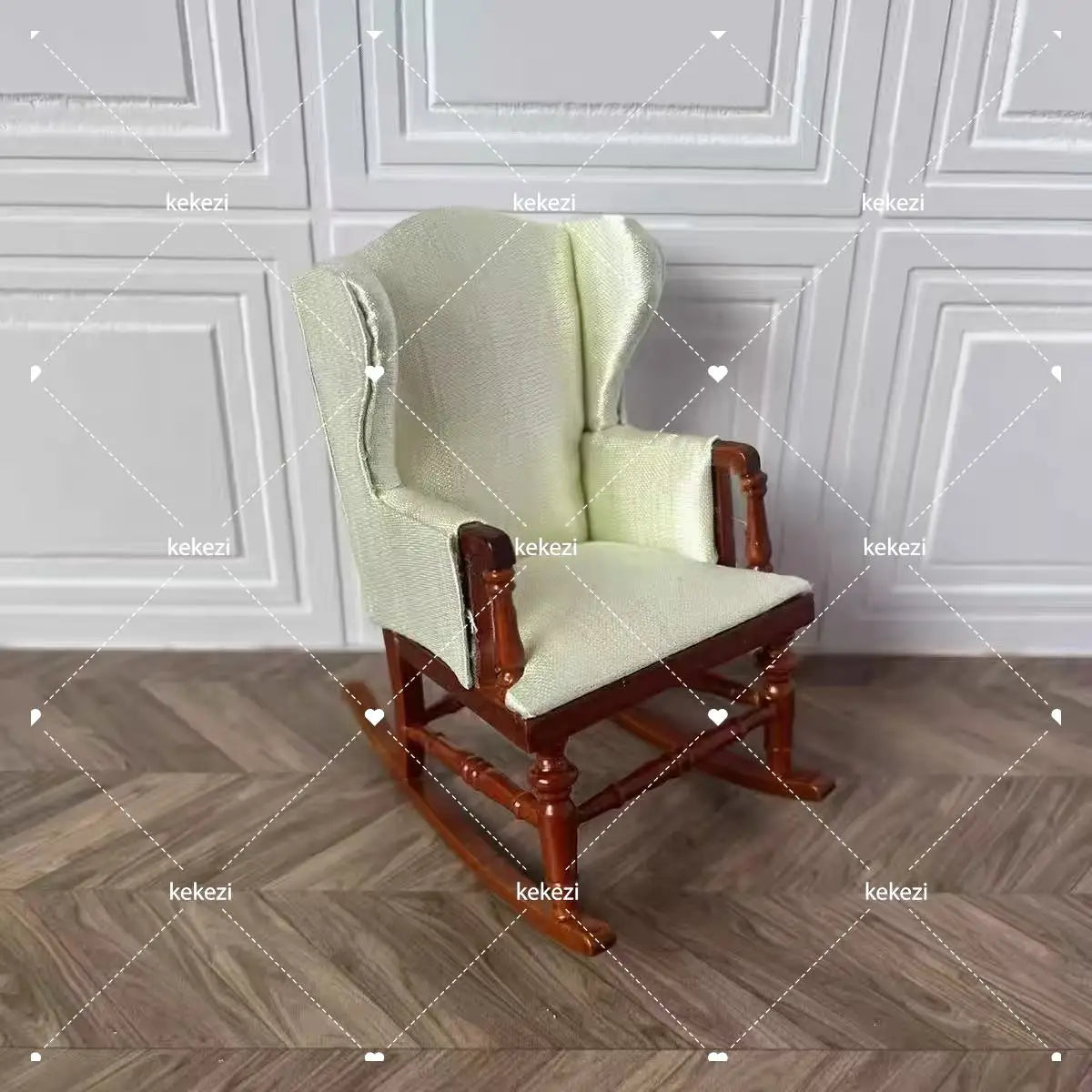 miniature chaise bois décorative meubles maison poupée classique scène miniature 112