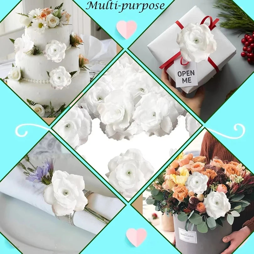 décoration mariage roses or rouge blanc noir artificielles extérieur intérieur festive
