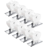 pulley rideau blanc moderne vis fixation accessoire store glissière