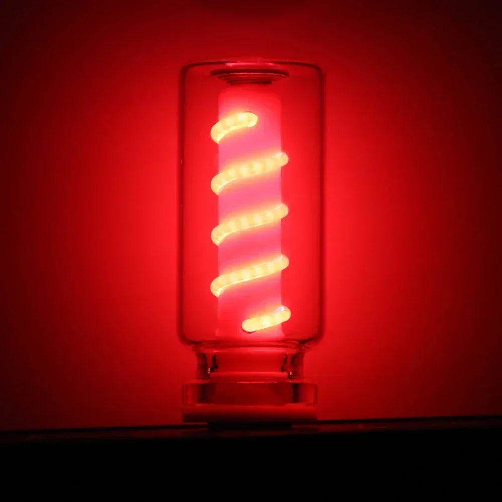 lampe led spirale flexible transparente moderne multiple couleurs usb rechargeable minimaliste chambre camping