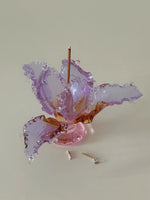 fleur artificielle blanche fleur rose translucide fleur bleu translucide fleur jaune translucidécoration salon papier