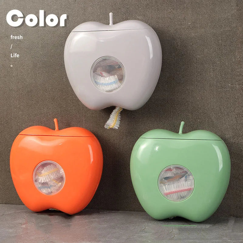distributeur papier toilette moderne adhésif transparent vert clair orange blanc