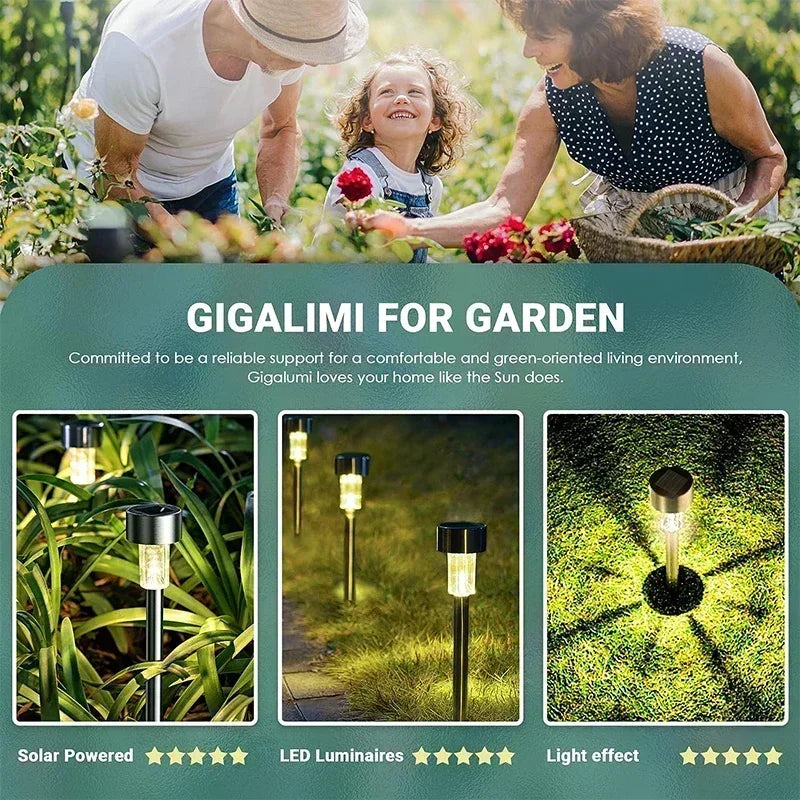 lampe solaire extérieure jardin led argentée noire moderne ip44 abs
