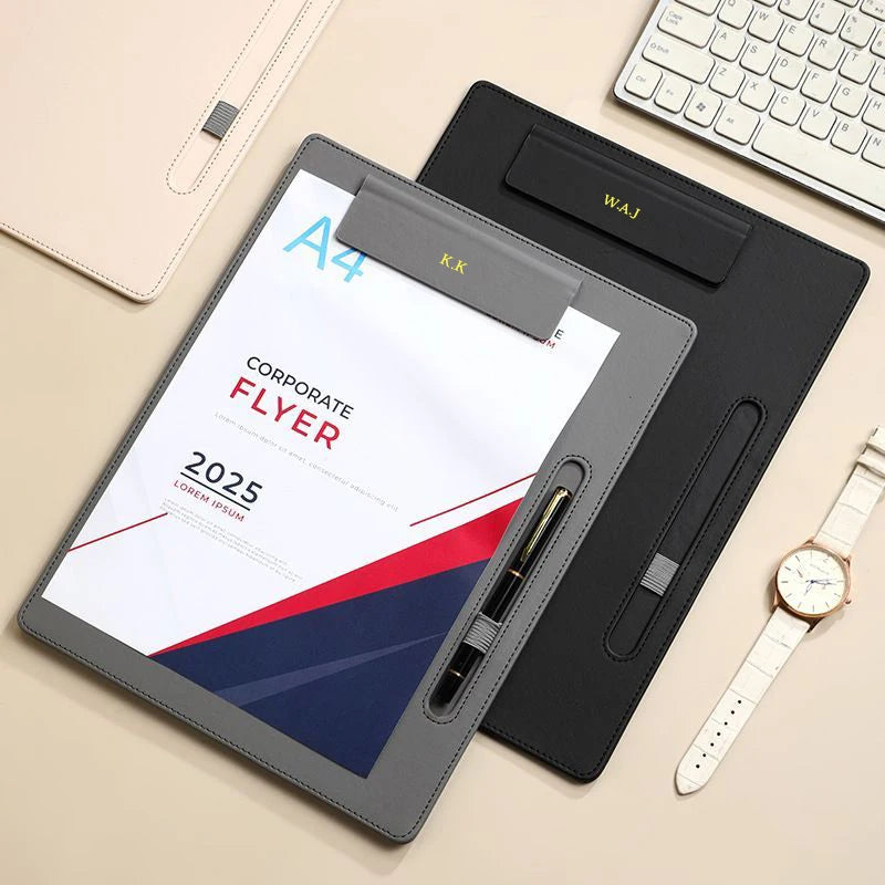 Presse-papiers A4 avec fente stylo