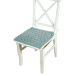 coussin chaise moderne antidérapant bleu clair violet beige blanc 45x45cm polyester coton