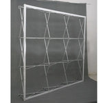 présentoir mural blanc structure aluminium pliable moderne 230x230cm événements anniversaires fêtes baptêmes