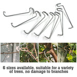 crochet arbre noir argenté moderne adhésif 18cm 26cm 36cm 6cm 12cm 16cm jardinage plantation