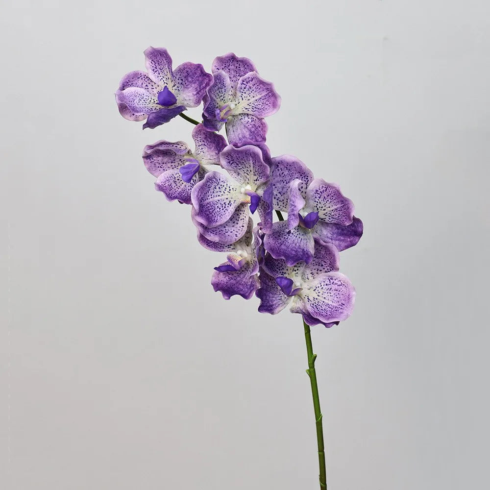 fleurs artificielles orchidées violettes blanches modernes décoration intérieure maison mariage anniversaire