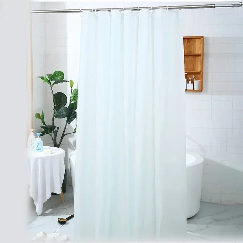 rideau douche gris moderne 180x180cm anneaux respectueux environnement