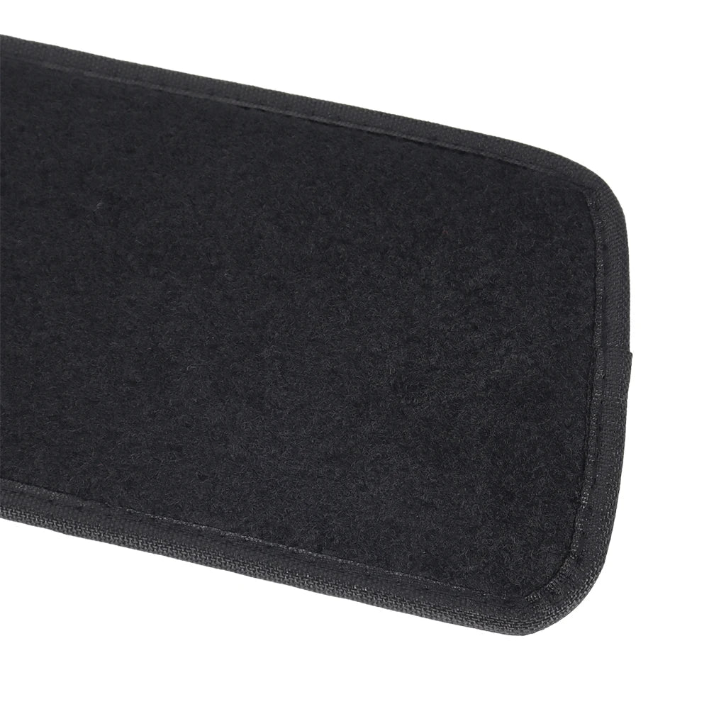 tapis sol voiture noir texture velours classique adhésif trois tapis