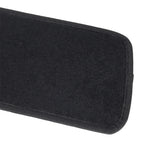 tapis sol voiture noir texture velours classique adhésif trois tapis