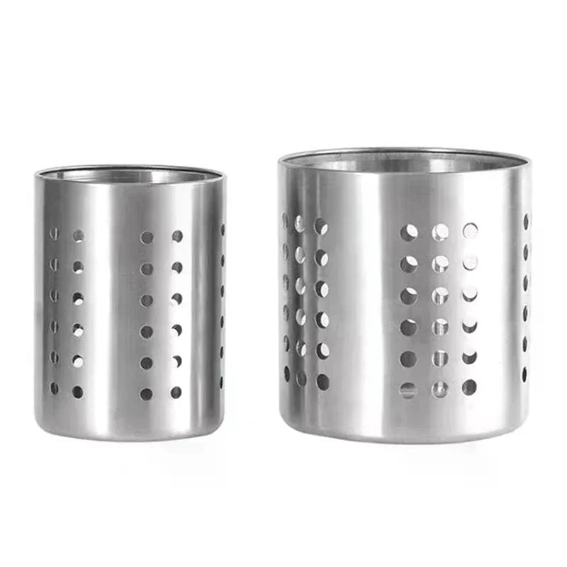 porte couverts argentés perforés rangement fourchettes cuillères baguettes moderne minimaliste ustensiles cuisine organisateur
