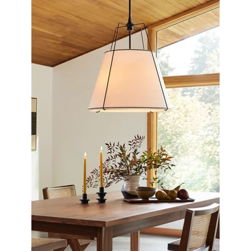 suspension lumineuse moderne élégante blanc doré conique bordée opaques chambre salon