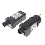 transformateur électrique 24v 6w led noir moderne prise secteur adaptateur commutateur ip44 étanche
