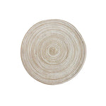 serviettes table tissées spirales moderne beige vert bleu marine rustique