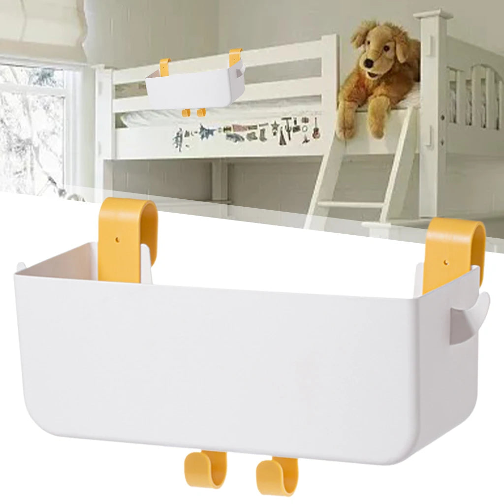 organisateur lit rangement suspendu blanc moderne hooks clochette menthe rose