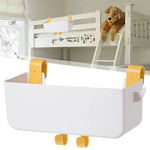 organisateur lit rangement suspendu blanc moderne hooks clochette menthe rose