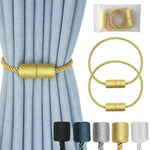 boucles rideau magnétiques or vis torsadées corde moderne fixations accessoires fenêtresextérieur
