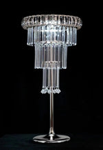 vase cristal transparent argenté moderne décoration anniversaire mariage événement festive