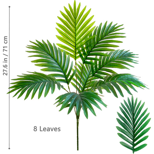 palmier artificiel vert grande plante tropicale décorative pot blanc intérieur extérieur jardin