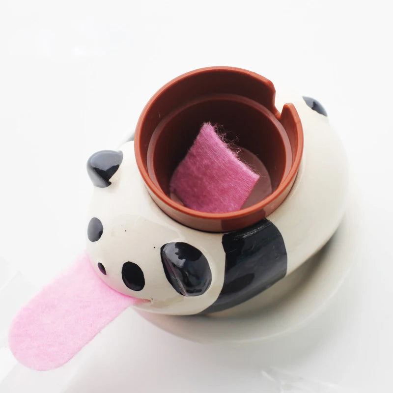 pots fleurs animaux chien chat panda grenouille blanc noir rose vert