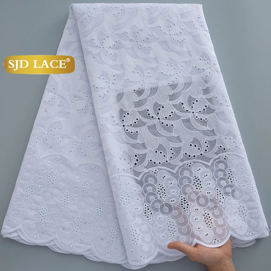 dentelle blanche florale opaques classique mariage fête yards haute qualité