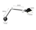 lampe moderne argentée réglable sans filaire opaquer nordiqueTouchable switch