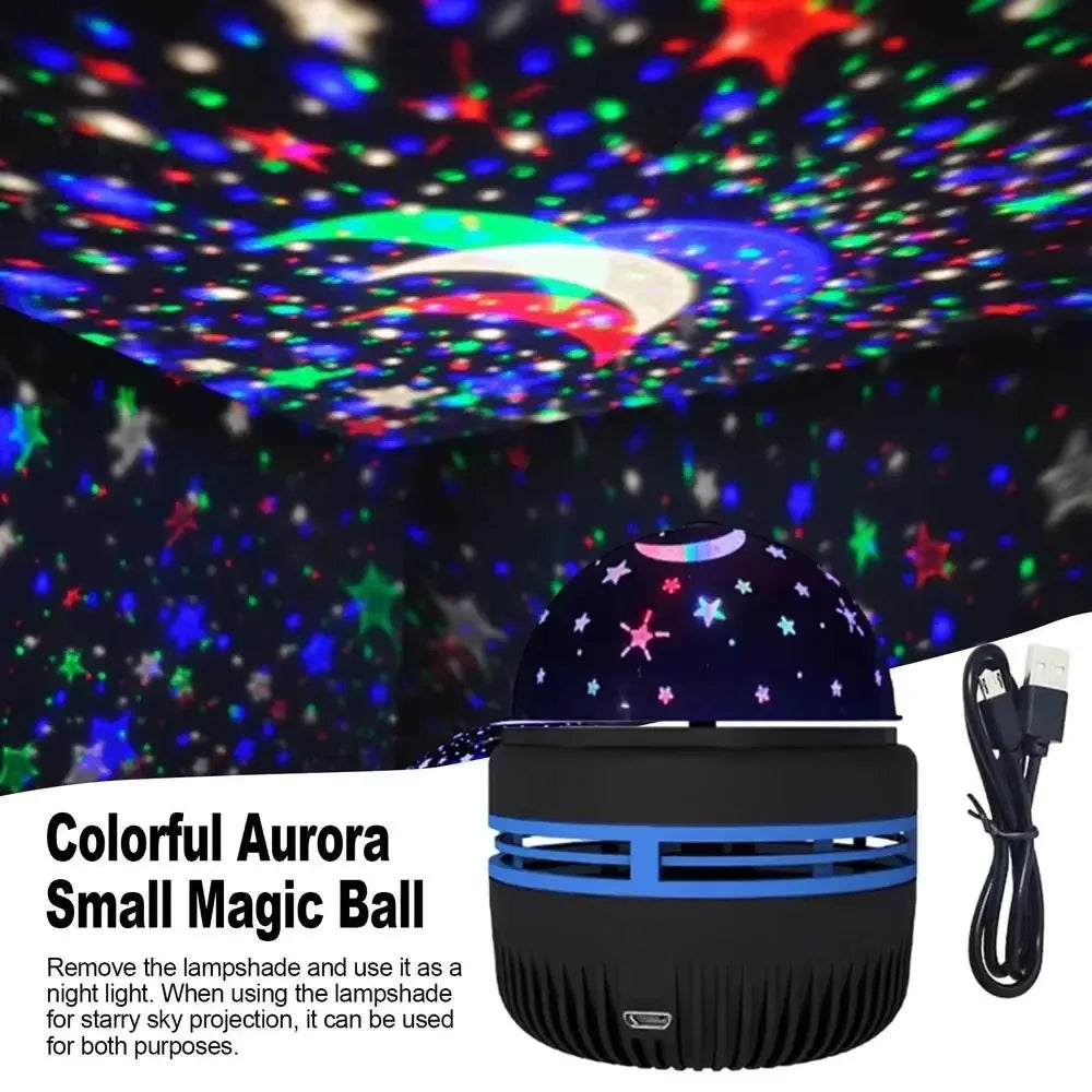 projecteur led multicolore étoiles motifs colorés télécommande veilleuses atmosphères modernes