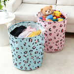 panier linge pliable polyester étoiles taches poignées moderne gris bleu marron blanc rose