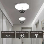 plafonnier led blanc moderne auto touche sensoriel motion radar minimaliste