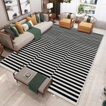 tapis moderne géométrique orange blanc noir vert bleu violet jaune rougeextérieur chambre moderne