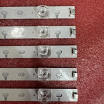 bande led rétroéclairage téléviseur transparent bleu remplacement écran plat vis kit réparation