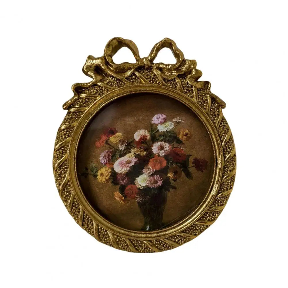 cadre mural or fleurs feuilles branches classique baroque mur affichage table art vintage
