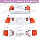 alimentation led 12v 24v 100v 240v 12w 18w 24w 36w 60w 120w blanc or