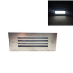 lampe sol argenté bleu rayures horizontales moderne résistante l'eau 110 240V LED 75mm
