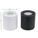 Spot LED GU10 6000K 4000K 3000K Blanc Noir 85mm Moderne Texture Fine