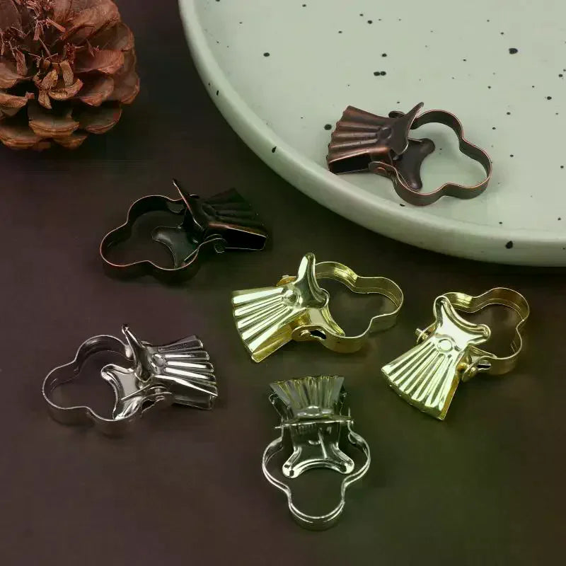 moules biscuits forme cœur clips argent cuivre doré classiques multifonctionnels extérieurs quatre saisons