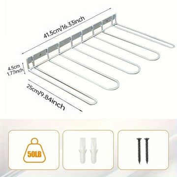 organisateur bottes mural moderne fixations vis acier robuste rangement chaussures utilitaire multifonctionnel