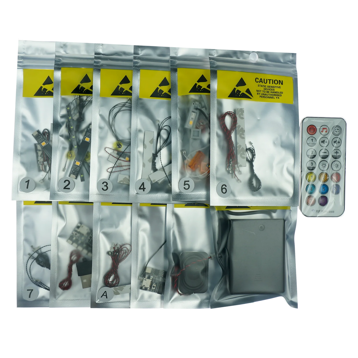 veilleuse led rectangle transparente moderne kit éclairage lego vacances fenêtres opaquesescaliers figurines