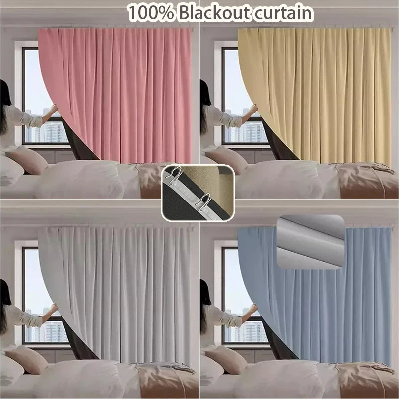 rideau occultant blackout pli romain moderne 100 polyester rose beige gris bleu