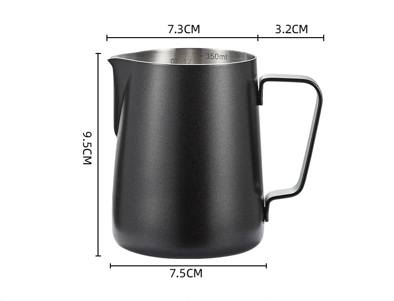 pichet lait acier inoxydable tasse latte art espresso percolateur gooseneck kettle mocha pot