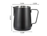 pichet lait acier inoxydable tasse latte art espresso percolateur gooseneck kettle mocha pot
